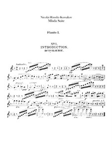 Mlada. Suite: parte de flautas by Nikolai Rimsky-Korsakov