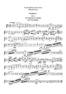 Mlada. Suite: violino parte I by Nikolai Rimsky-Korsakov
