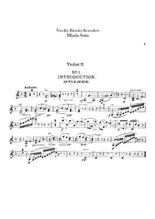 Mlada. Suite: violino parte II by Nikolai Rimsky-Korsakov
