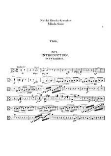 Mlada. Suite: parte viola by Nikolai Rimsky-Korsakov