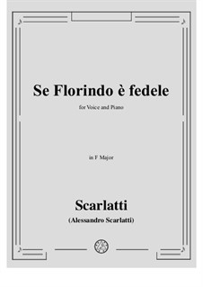 Se Florindo e fedele: F Maior by Alessandro Scarlatti
