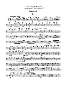Symphony No.3 in C Major, Op.32: parte fagotes by Nikolai Rimsky-Korsakov