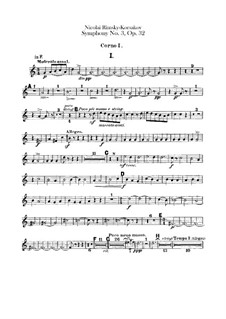 Symphony No.3 in C Major, Op.32: parte trompa by Nikolai Rimsky-Korsakov