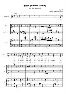 Hallo, geliebter Frühling, Op.67: Hallo, geliebter Frühling by Jürgen Pfaffenberger
