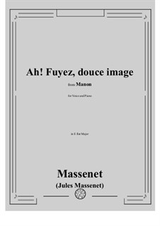 Manon: Ah! Fuyez, douce image by Jules Massenet