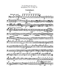 Symphony No.3 in C Major, Op.32: Parte contrabaixo by Nikolai Rimsky-Korsakov