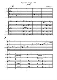 No.7 Sujet: partitura completa by Pyotr Tchaikovsky