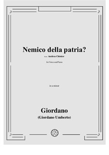 Andrea Chenier: Nemico della patria by Umberto Giordano
