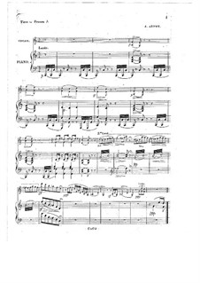 Romance on Theme from 'Lucrezia Borgia' by G. Donizetti: Score by Alexandre Joseph Artôt