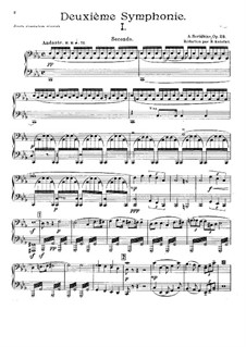 Symphony No.2 in C Minor, Op.29: Arranjo para dois pianos by Alexander Scriabin