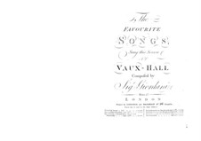 Vauxhall Songs: Vauxhall Songs by Tommaso Giordani