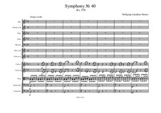 Movement I: partitura completa by Wolfgang Amadeus Mozart