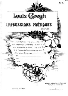 Avant-printemps, Op.96 No.5: Avant-printemps by Louis Gregh