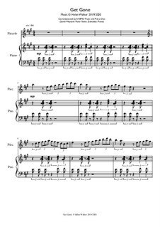 Two Pieces for Piccolo & Piano: Two Pieces for Piccolo & Piano by Helen Walker