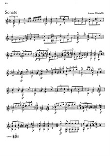 Sonata in C Major: Para Guitarra by Anton Diabelli