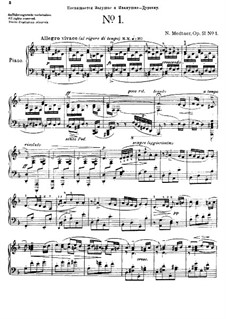 Six Fairy Tales, Op.51: Fairy Tale No.1 by Nikolai Medtner