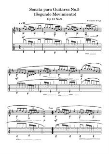 Sonata para Guitarra No.5, Op.13 No.9: Segundo Movimiento by Beautiful things Martínez