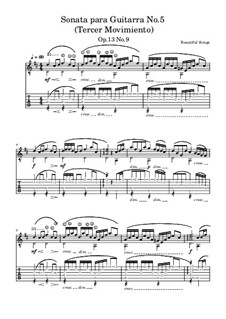 Sonata para Guitarra No.5, Op.13 No.9: Tercer Movimiento by Beautiful things Martínez