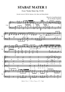 Stabat Mater, G.532 Op.61: partitura completa by Luigi Boccherini