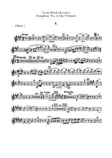 Symphony No.2 in F Sharp Minor 'Antar', Op.9: Oboes e coral ingleses by Nikolai Rimsky-Korsakov
