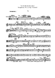 Symphony No.2 in F Sharp Minor 'Antar', Op.9: parte de trombones e tubas by Nikolai Rimsky-Korsakov