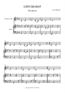 L'escarabat (The Beetle): para clarinete e piano by Cesc Miralta