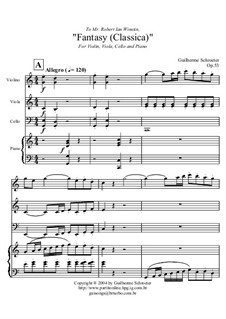 Fantasy for Trio Piano and Strings: Fantasy for Trio Piano and Strings by Willy Piano Player