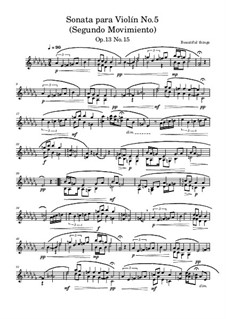 Sonata para Violín No.5, Op.13 No.15: Segundo Movimiento by Beautiful things Martínez