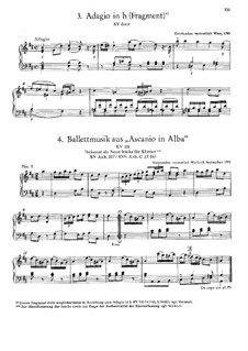 Ascanio in Alba, K.111: Ballettmusik by Wolfgang Amadeus Mozart