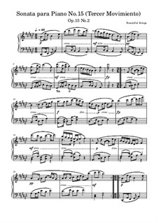 Sonata para Piano No.15, Op.15 No.2: Tercer Movimiento by Beautiful things Martínez