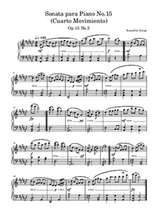 Sonata para Piano No.15, Op.15 No.2: Cuarto Movimiento by Beautiful things Martínez