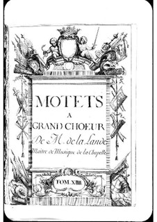 Motets (Collections): Volume XIV by Michel Richard de Lalande