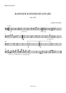 Badener Kongressfanfare, Op.65B: Badener Kongressfanfare by Dieter Angerer