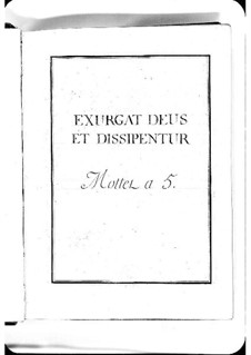 Exurgat Deus et dissipentur: Exurgat Deus et dissipentur by Michel Richard de Lalande