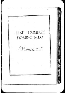 Dixit Dominus Domino meo: Dixit Dominus Domino meo by Michel Richard de Lalande