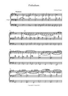 24 leichte Präludien für Orgel: Präludium E-Dur by Eckhard Deppe