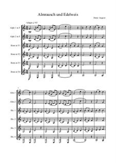 Almrausch u.Edelweis f. Alphorn, Op.184: Almrausch u.Edelweis f. Alphorn by Dieter Angerer