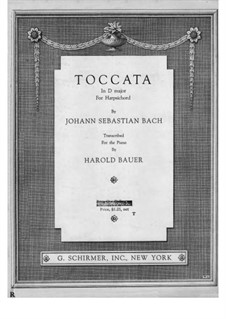 Toccata in D Major, BWV 912: Para Piano by Johann Sebastian Bach