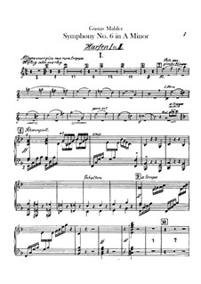 Symphony No.6 in A Minor 'Tragic': parte Arpas by Gustav Mahler