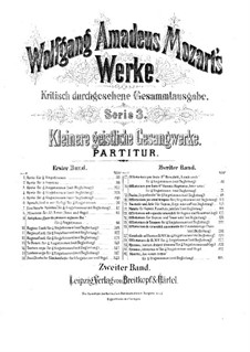 Scande Coeli Limina in C Major, K.34: partitura completa by Wolfgang Amadeus Mozart