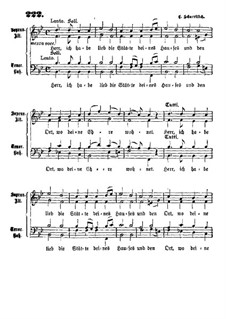 Herr ich habe lieb: Herr ich habe lieb by Johann Christian Schartlich