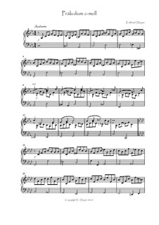 24 leichte Präludien für Orgel: Präludium c-moll by Eckhard Deppe