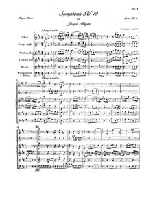 Symphony No.19 in D major, Hob.I/19: Symphony No.19 in D major by Joseph Haydn