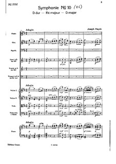 Symphony No.86 in D Major, Hob.I/86: partitura completa by Joseph Haydn