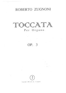 Toccata, Op.3: Toccata by Roberto Zugnoni