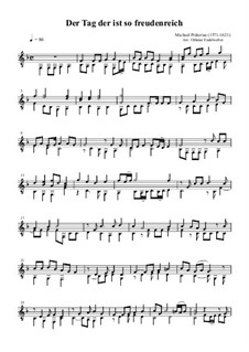 Der Tag der ist so freudenreich: Der Tag der ist so freudenreich by Michael Praetorius