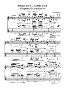 Sonata para Guitarra No.8, Op.15 No.16: Segundo Movimiento by Beautiful things Martínez