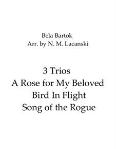 Book III: Nos.3, 5, 7 A Rose for My Beloved, Bird In Flight, Song of the Rogue by Béla Bartók