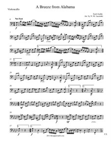 A Breeze from Alabama: para quartetos de cordas by Scott Joplin