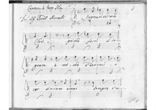 Ingratissima Clori for Voice and Basso Continuo, SF A151: Ingratissima Clori for Voice and Basso Continuo by Benedetto Marcello